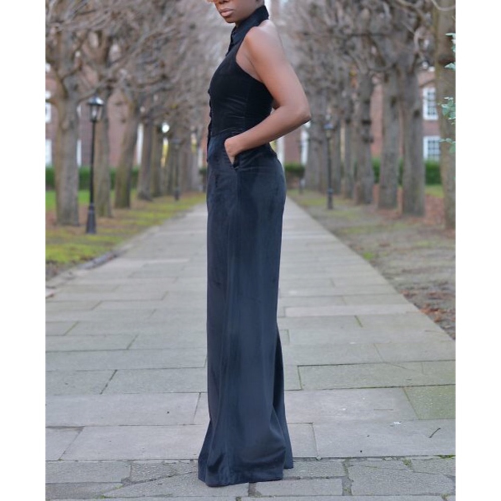 THE KEMIST BASTIA VELVET JUMPSUIT - Picture 4 of 6